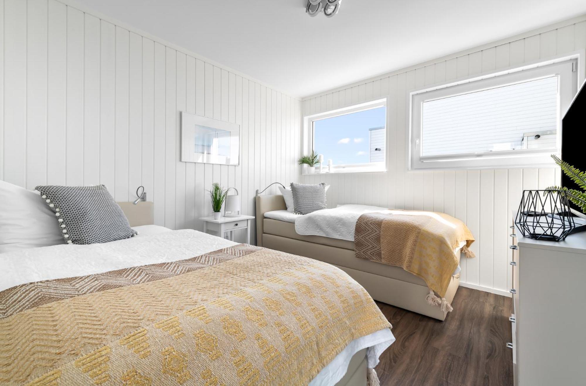 Triton: Meerblick, Sauna, Dachterrasse Olpenitz Exterior foto
